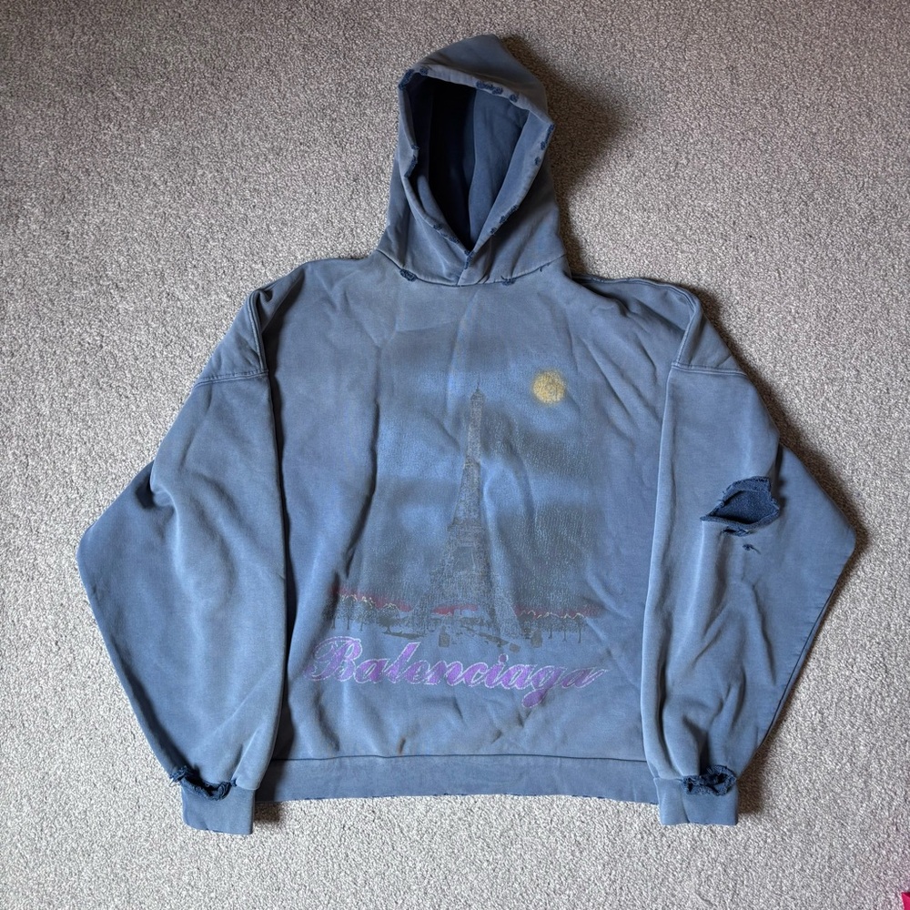 Balenciaga Paris Moon Hoodie ss24